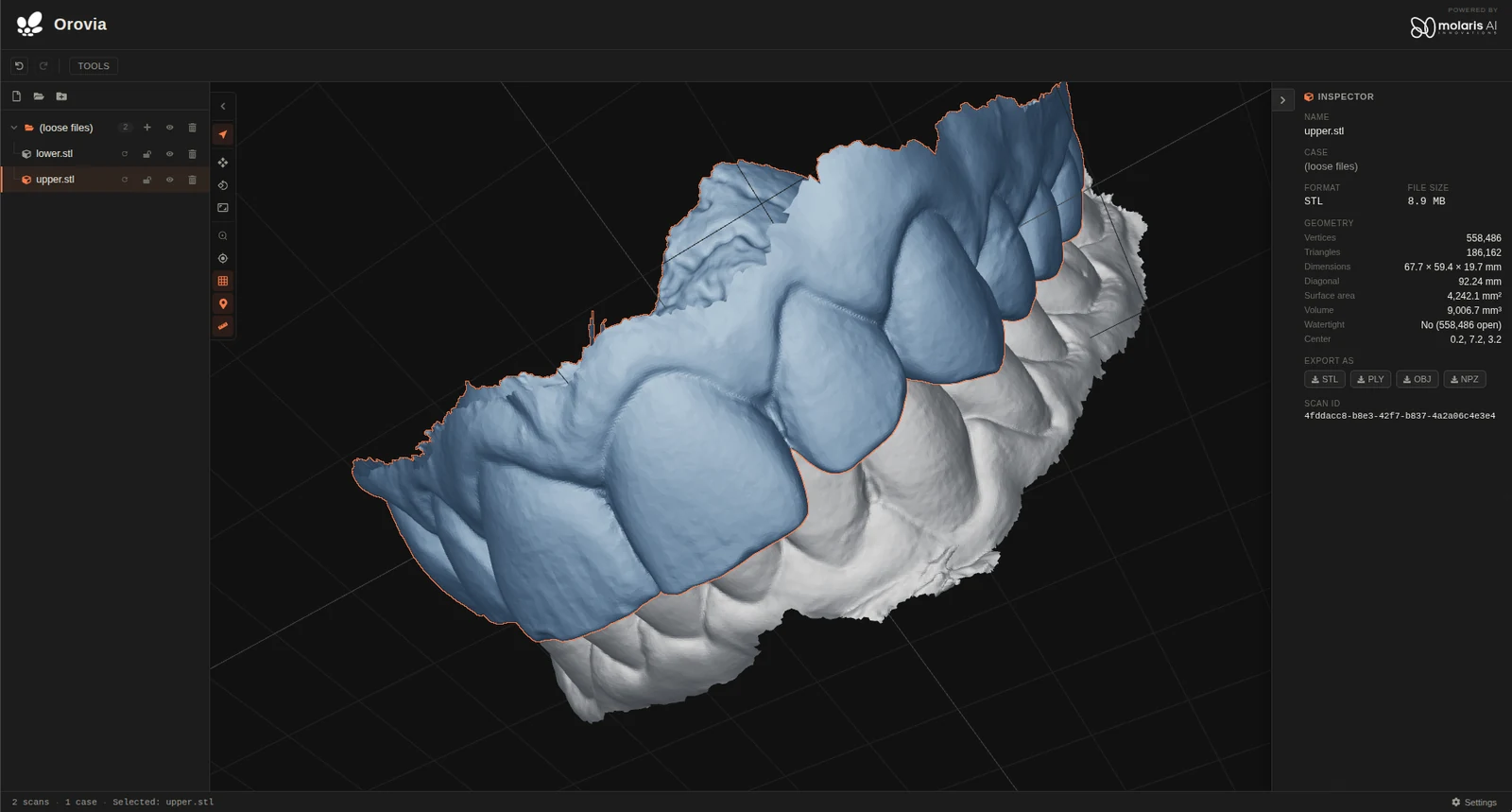 Orovia interface
